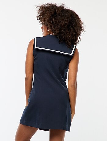 Vestido corto estilo marinero