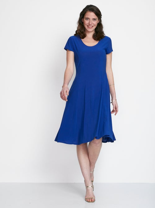 Vestido corto evasé curvado - Afibel - Kiabi