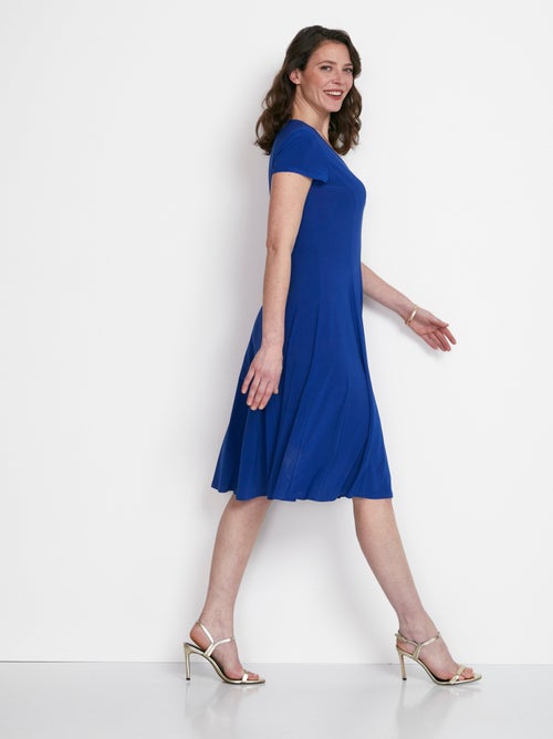 Vestido corto evasé curvado - Afibel - Kiabi