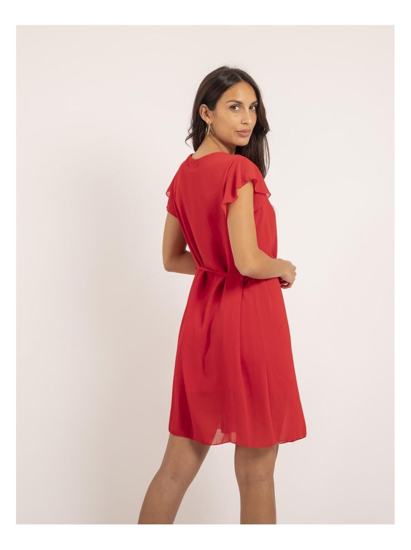 Vestido corto IEVE Rojo - Kiabi