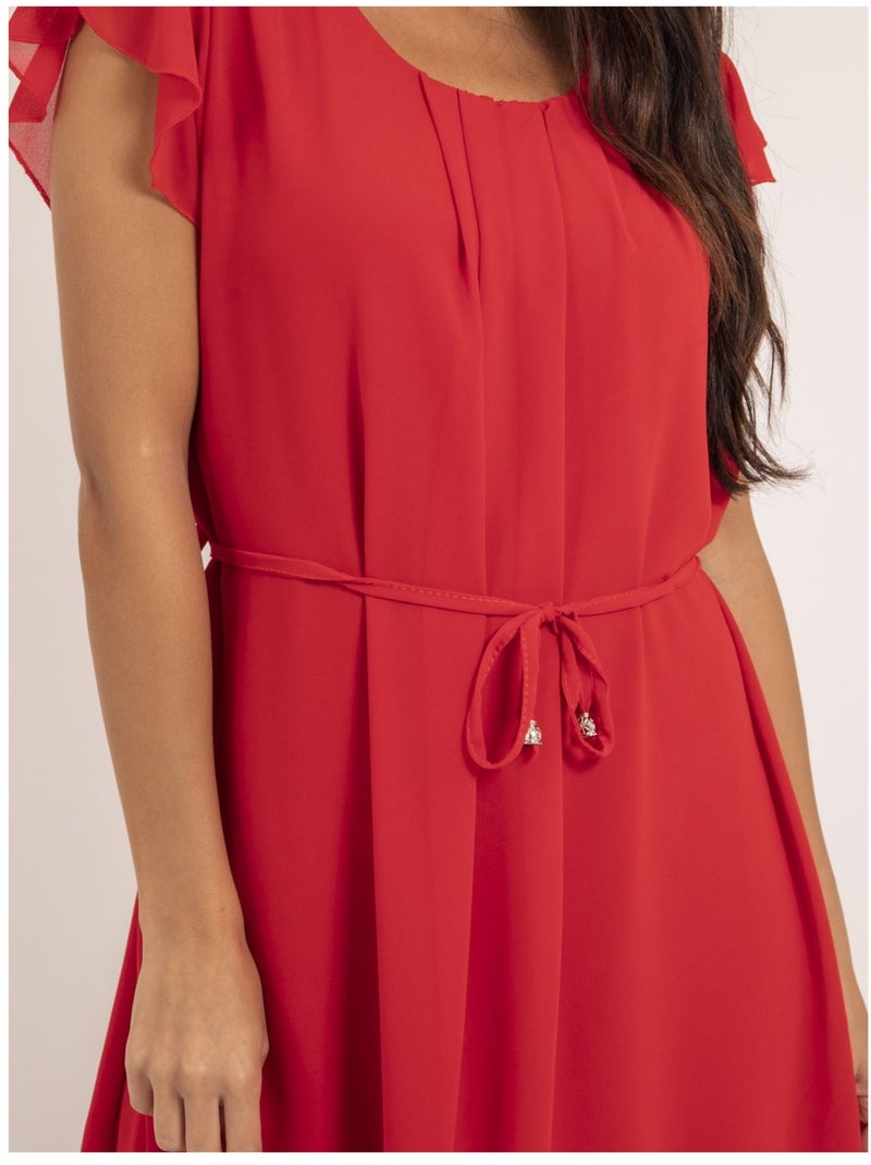 Vestido corto IEVE Rojo - Kiabi
