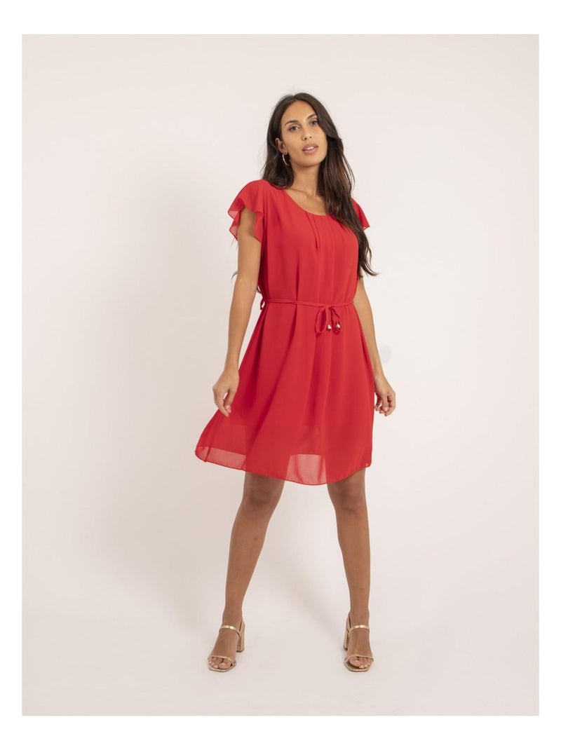 Vestido corto IEVE Rojo - Kiabi