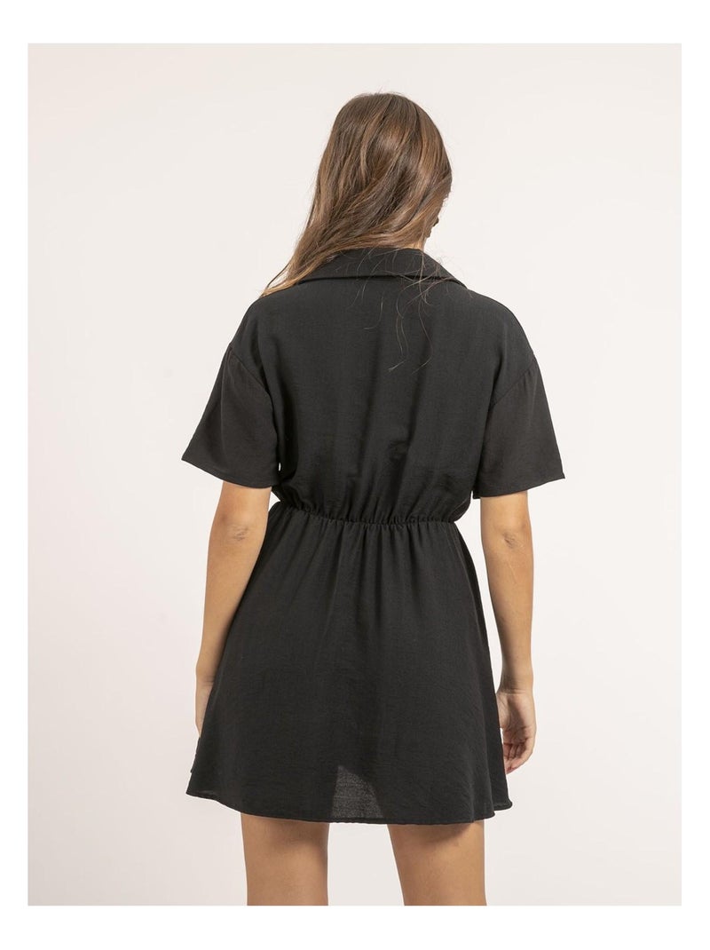 Vestido corto IKONA Negro - Kiabi