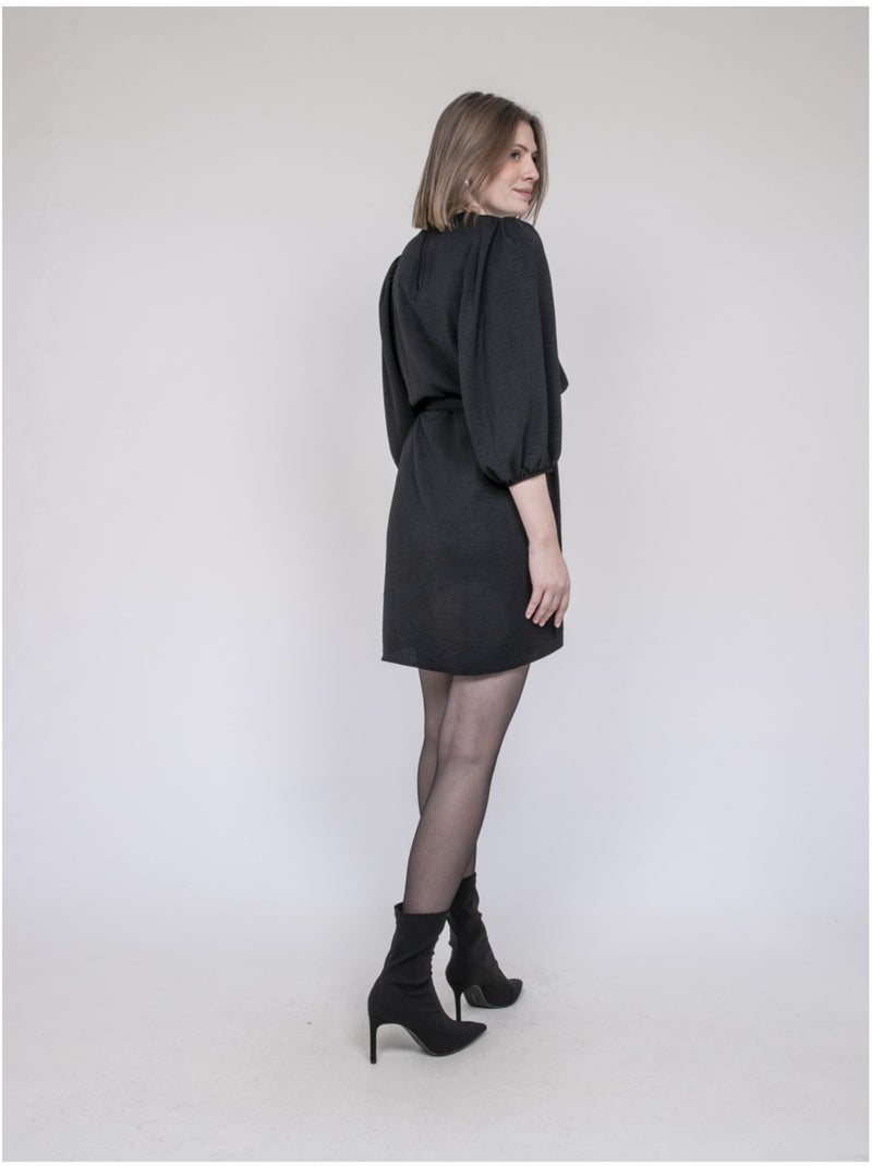 Vestido corto INDONESIA Negro - Kiabi