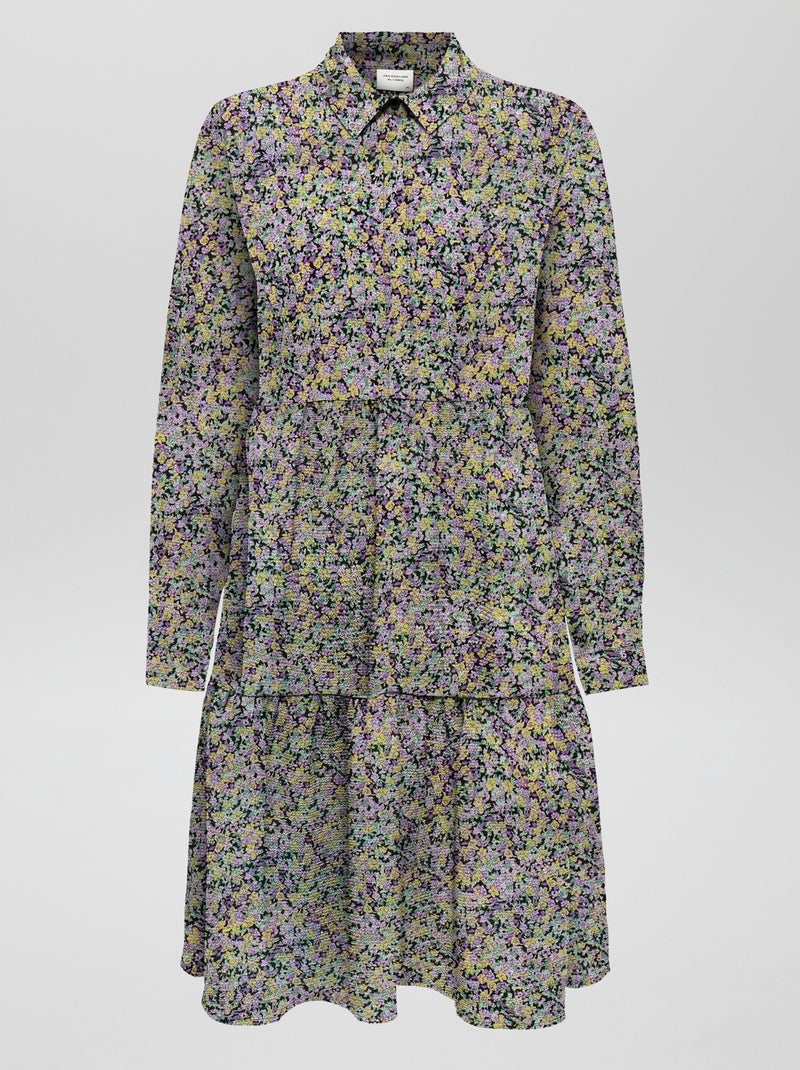 Vestido corto 'JDY' estampado PURPURA - Kiabi