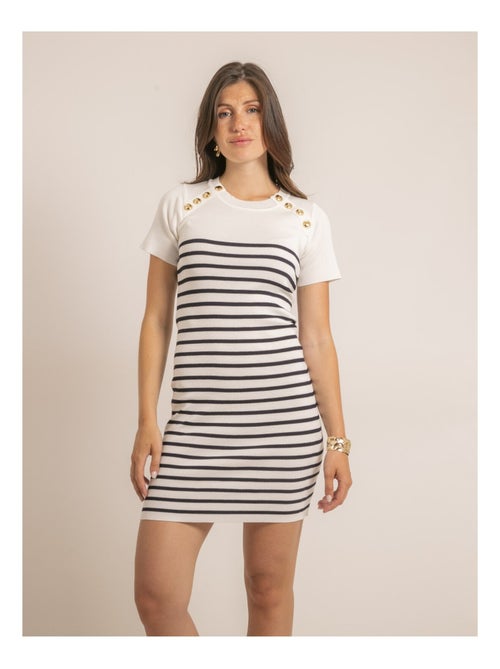 Vestido corto marinero INIA - Kiabi