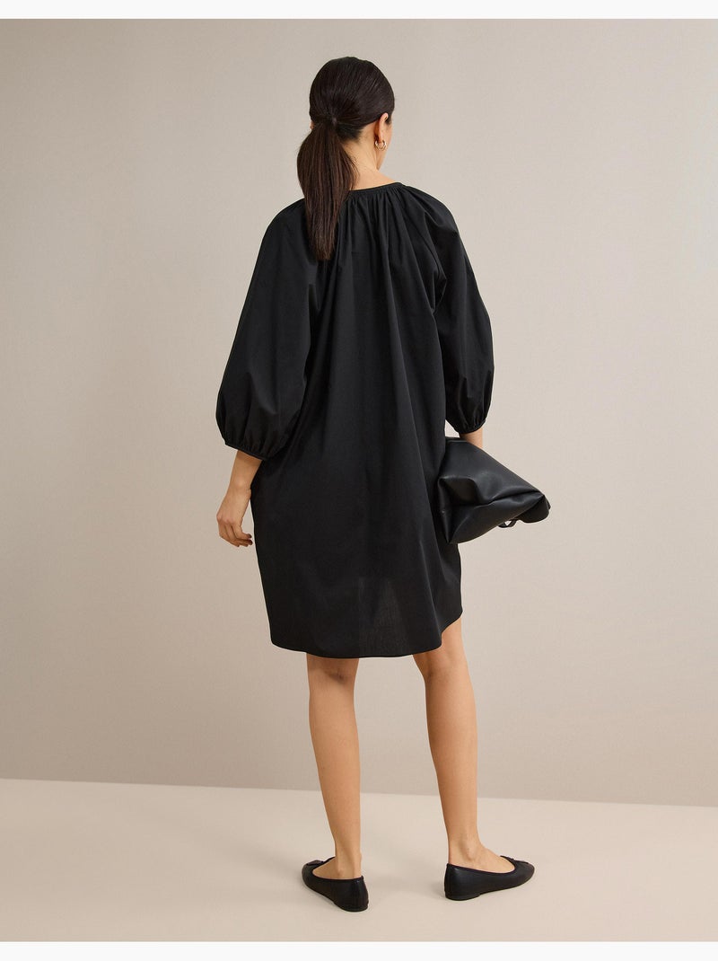 Vestido corto, mo fashion Negro - Kiabi