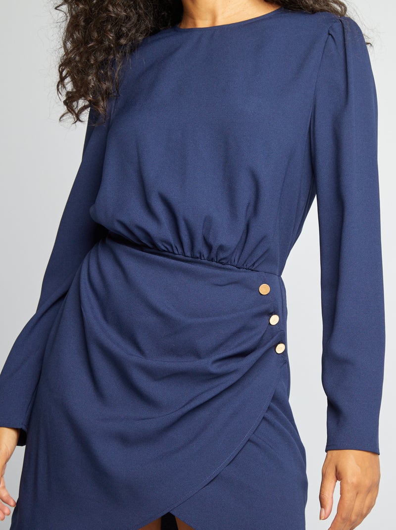 Vestido corto NEGRO - Kiabi