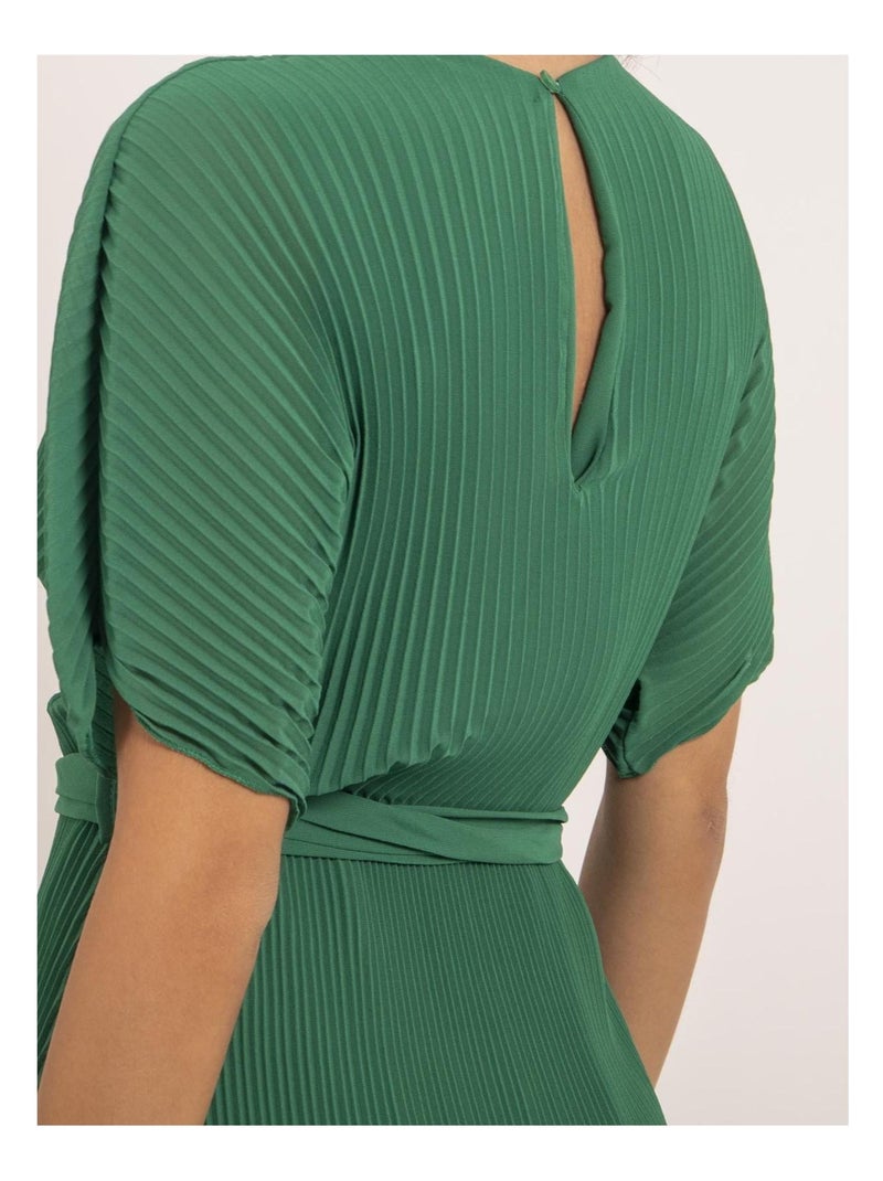 Vestido corto plissée IWILD Verde - Kiabi