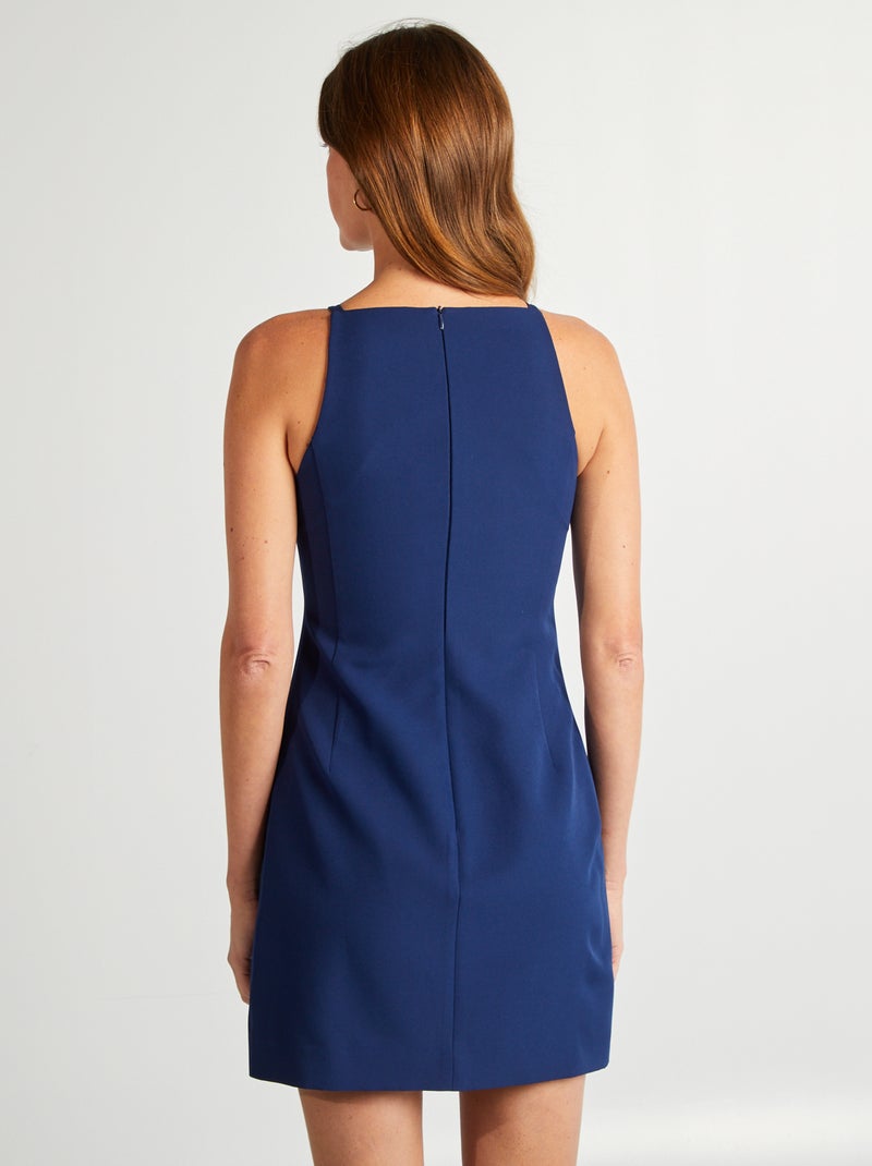 Vestido corto sin mangas AZUL - Kiabi