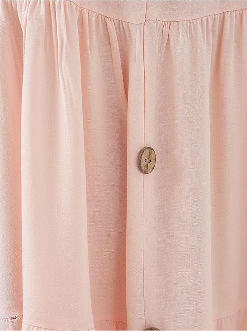 Vestido corto sin mangas con botones bdart - Kiabi