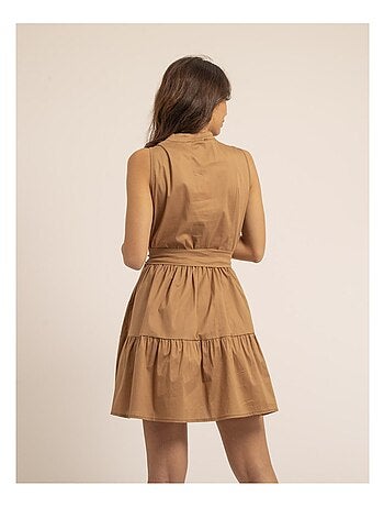 Vestido corto sin mangas ISOLINA