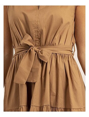 Vestido corto sin mangas ISOLINA