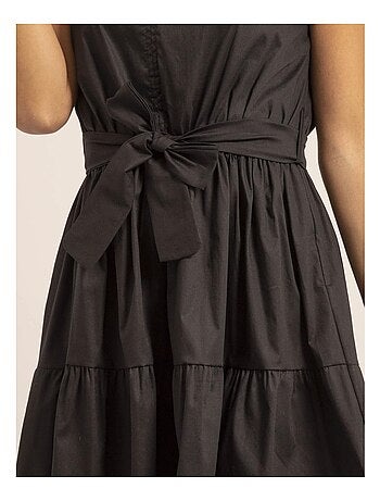 Vestido corto sin mangas ISOLINA