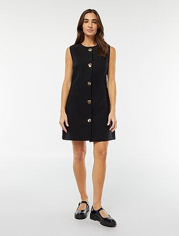 Vestido corto sin mangas