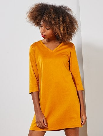 Vestido corto vaporoso - Kiabi