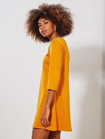 Vestido corto vaporoso - Kiabi