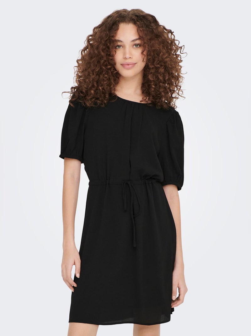 Vestido corto vaporoso 'JDY' negro - Kiabi