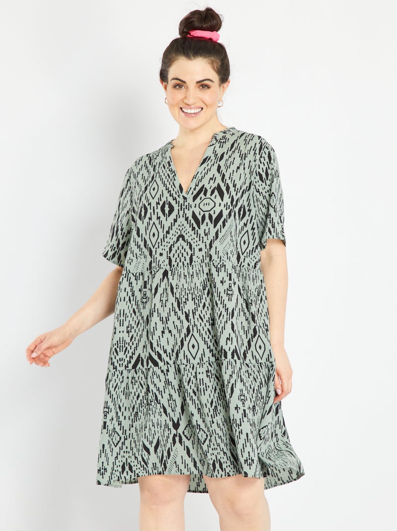 Vestido corto vaporoso 'Only' VERDE - Kiabi