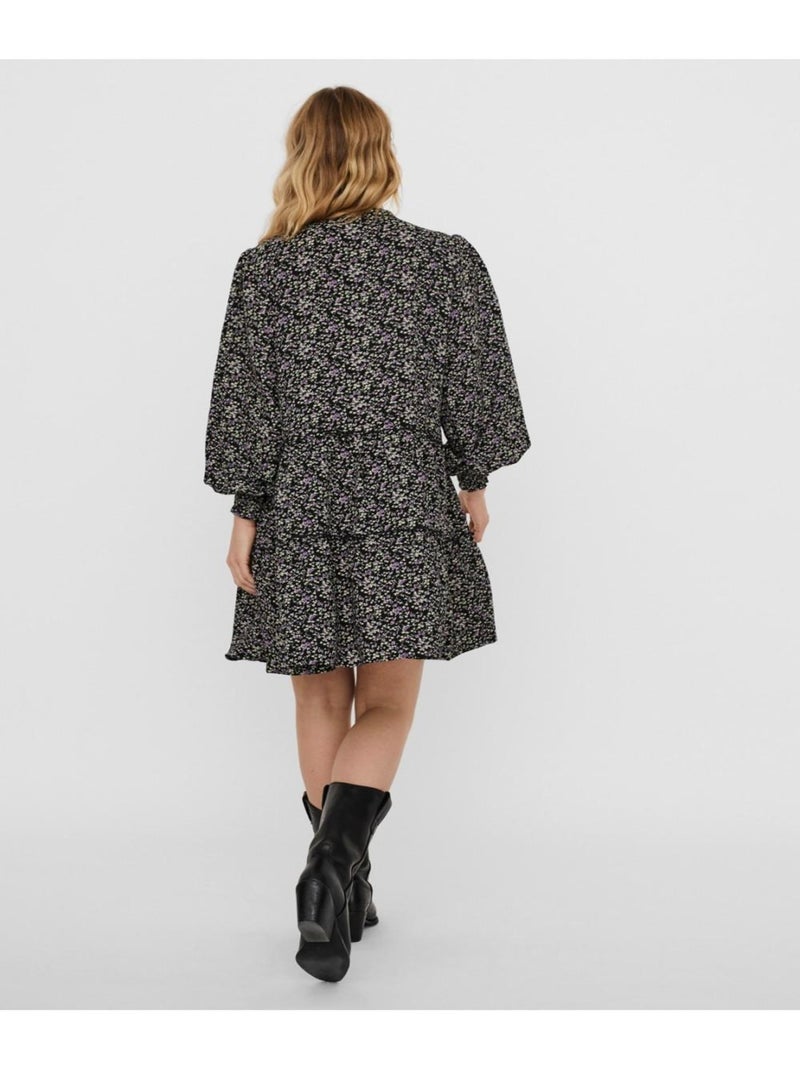 Vestido corto Vero Moda Negro Negro - Kiabi