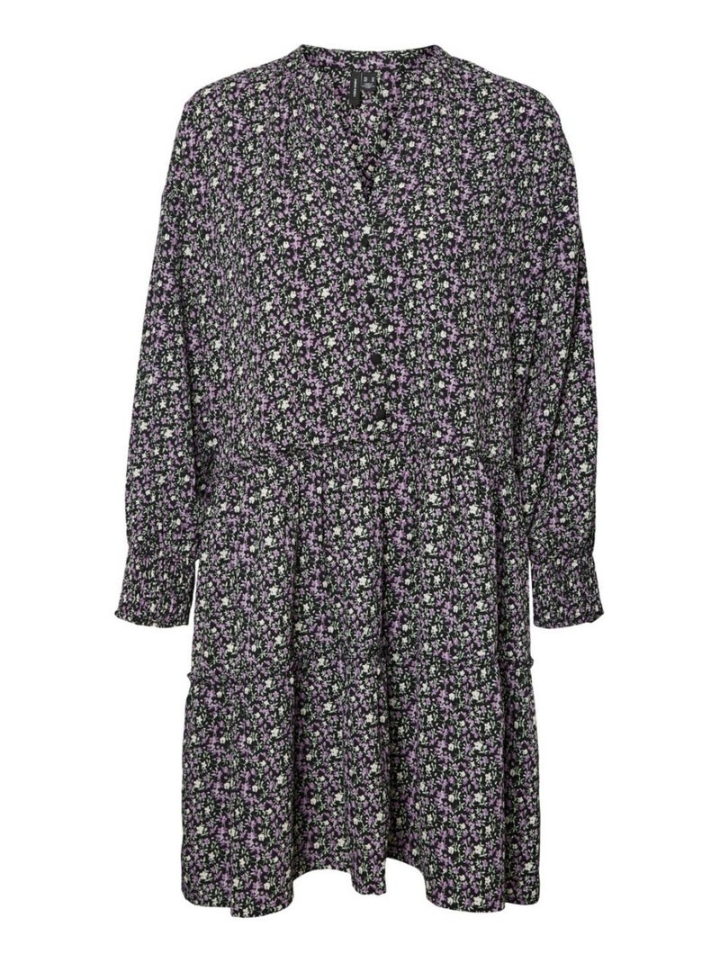 Vestido corto Vero Moda Negro Negro - Kiabi