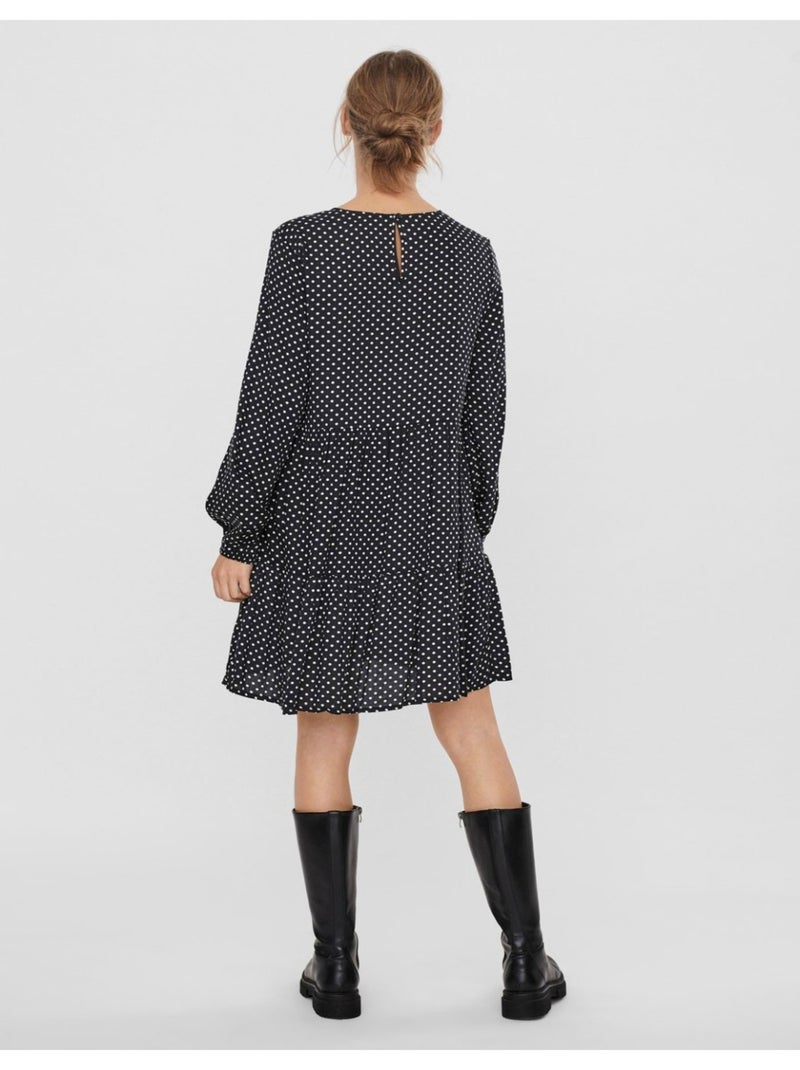Vestido corto Vero Moda Negro Negro - Kiabi