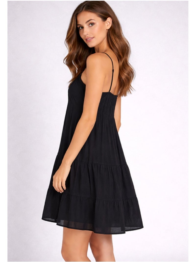 Vestido corto Vero Moda Negro Negro - Kiabi