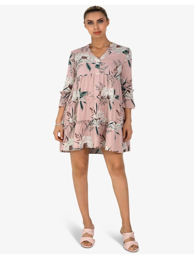 Vestido corto Vero Moda Rosa - Kiabi