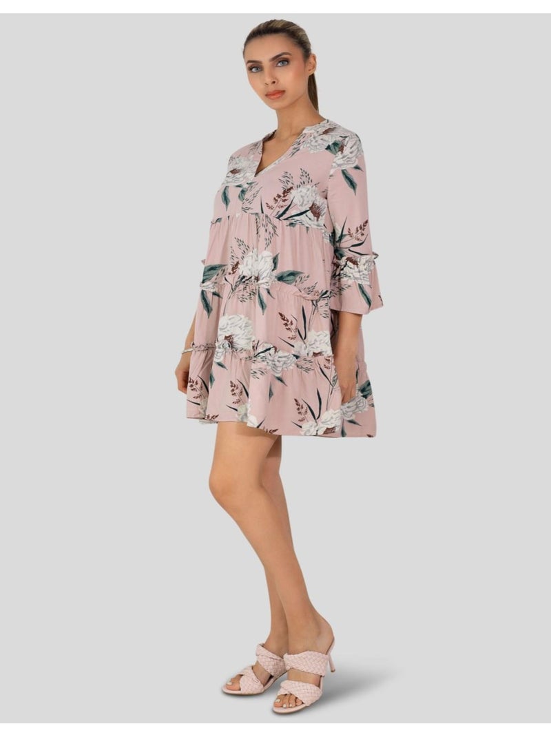 Vestido corto Vero Moda Rosa - Kiabi