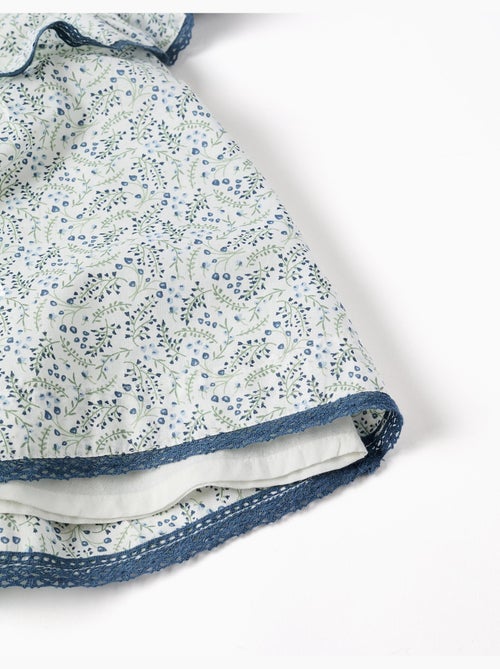 Vestido + cubrepañal de algodón y con motivo floral You&Me - Kiabi