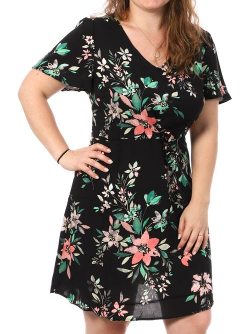 Vestido Curvy Vero Moda con Estampado para Mujer - Kiabi Vestido Curvy Vero Moda con Estampado para Mujer - Kiabi