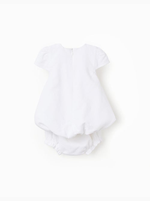 Vestido de algodón con efecto globo - Kiabi