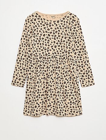 Vestido de algodón con estampado