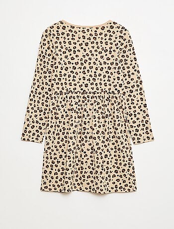 Vestido de algodón con estampado