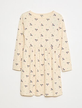 Vestido de algodón con estampado