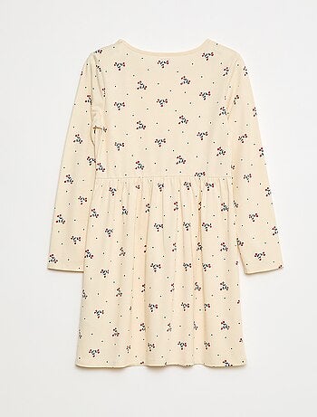 Vestido de algodón con estampado