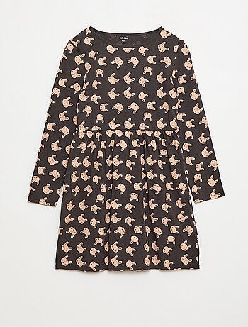 Vestido de algodón con estampado