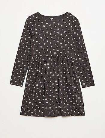 Vestido de algodón con estampado