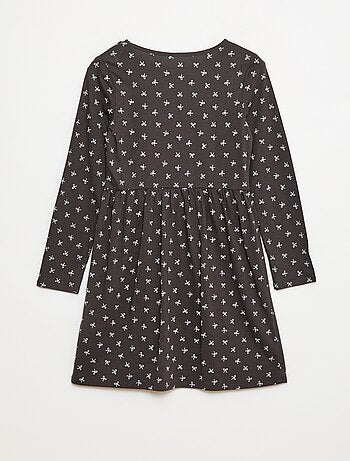 Vestido de algodón con estampado