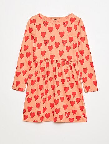 Vestido de algodón con estampado