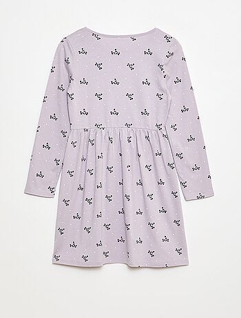 Vestido de algodón con estampado