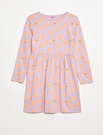 Vestido de algodón con estampado