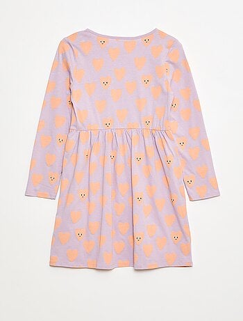 Vestido de algodón con estampado