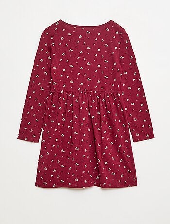 Vestido de algodón con estampado