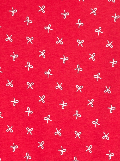 Vestido de algodón con estampado - Kiabi