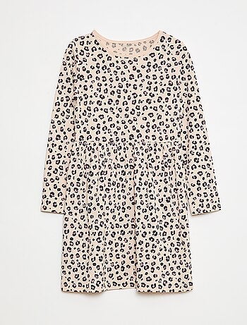 Vestido de algodón con estampado