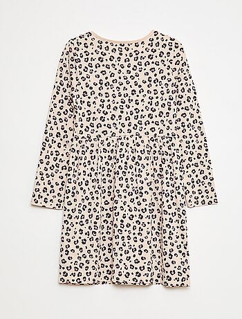 Vestido de algodón con estampado