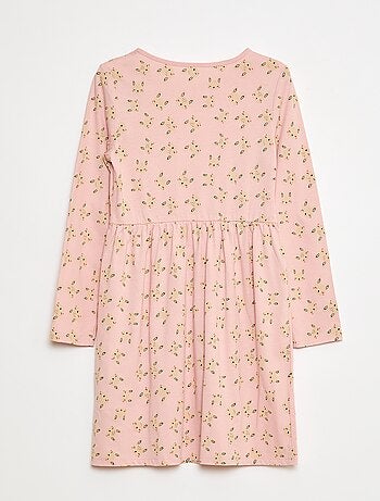 Vestido de algodón con estampado
