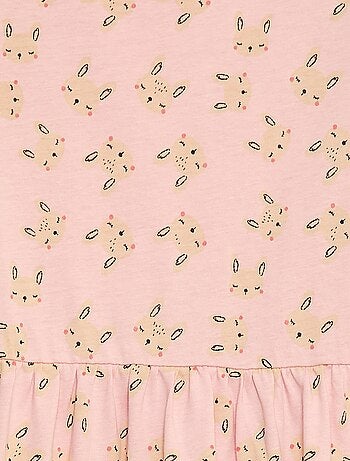Vestido de algodón con estampado