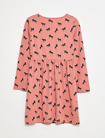 Vestido de algodón con estampado